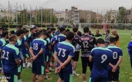 حضور مهرداد سراجی در تمرین تیم فوتبال بزرگسالان 