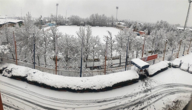 برف زمستانی آخرین دیدار تدارکاتی پایتخت را لغو کرد